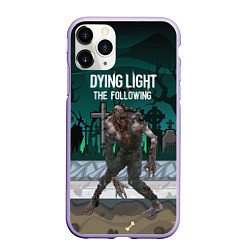 Чехол iPhone 11 Pro матовый Dying light Зараженный, цвет: 3D-светло-сиреневый