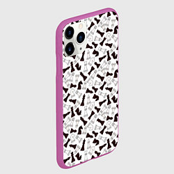 Чехол iPhone 11 Pro матовый Шахматные Фигуры, цвет: 3D-фиолетовый — фото 2