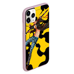 Чехол iPhone 11 Pro матовый Трафальгар Ло из One Piece, цвет: 3D-розовый — фото 2