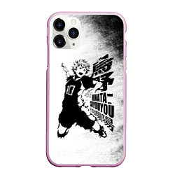 Чехол iPhone 11 Pro матовый Шоё Хината удар сверху Haikyuu!!