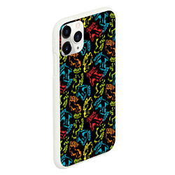 Чехол iPhone 11 Pro матовый Скейтборд, цвет: 3D-белый — фото 2