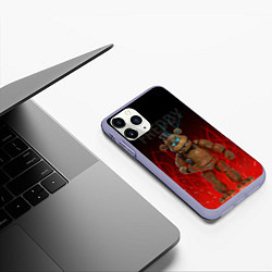 Чехол iPhone 11 Pro матовый FNAF FREDDY, цвет: 3D-светло-сиреневый — фото 2