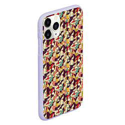 Чехол iPhone 11 Pro матовый Марафон, цвет: 3D-светло-сиреневый — фото 2