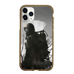 Чехол iPhone 11 Pro матовый STALKER 2 Gray, цвет: 3D-коричневый