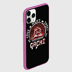 Чехол iPhone 11 Pro матовый Boss of gym, цвет: 3D-фиолетовый — фото 2