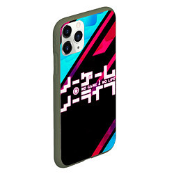 Чехол iPhone 11 Pro матовый NO GAME NO LIFE LOGO, цвет: 3D-темно-зеленый — фото 2