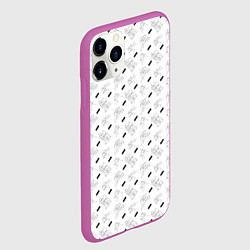 Чехол iPhone 11 Pro матовый JUDO, цвет: 3D-фиолетовый — фото 2