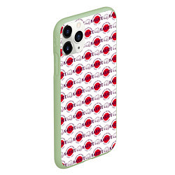 Чехол iPhone 11 Pro матовый KARATE, цвет: 3D-салатовый — фото 2