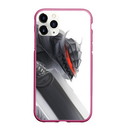 Чехол iPhone 11 Pro матовый Anime Berserk, цвет: 3D-малиновый