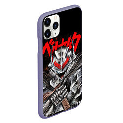 Чехол iPhone 11 Pro матовый Манга Berserk, цвет: 3D-серый — фото 2