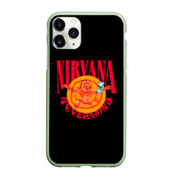 Чехол iPhone 11 Pro матовый Nevermind, цвет: 3D-салатовый