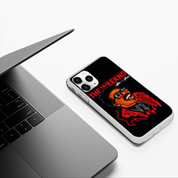 Чехол iPhone 11 Pro матовый The Weeknd - After Hours, цвет: 3D-белый — фото 2