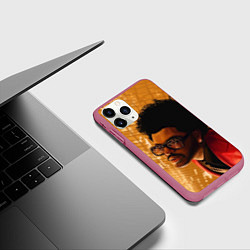 Чехол iPhone 11 Pro матовый After Hours - The Weeknd, цвет: 3D-малиновый — фото 2