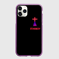 Чехол iPhone 11 Pro матовый STARBOY - The Weeknd, цвет: 3D-фиолетовый