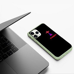 Чехол iPhone 11 Pro матовый STARBOY - The Weeknd, цвет: 3D-салатовый — фото 2