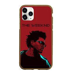 Чехол iPhone 11 Pro матовый The weeknd, цвет: 3D-коричневый