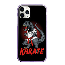 Чехол iPhone 11 Pro матовый KARATE T-REX