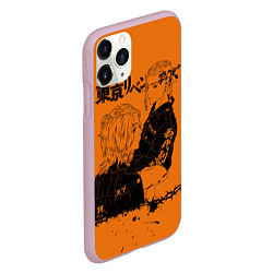 Чехол iPhone 11 Pro матовый Токийские мстители ораньжевый, цвет: 3D-розовый — фото 2