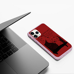 Чехол iPhone 11 Pro матовый Токийские мстители anime, цвет: 3D-розовый — фото 2