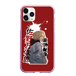 Чехол iPhone 11 Pro матовый Tokyo Revengers anime, цвет: 3D-розовый