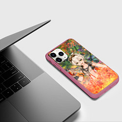 Чехол iPhone 11 Pro матовый Беннетт Genshin Impact, цвет: 3D-малиновый — фото 2