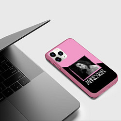 Чехол iPhone 11 Pro матовый Maneskin Domiano, цвет: 3D-малиновый — фото 2