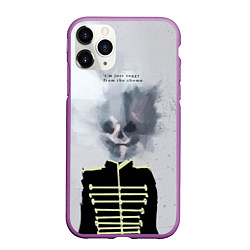 Чехол iPhone 11 Pro матовый Black parade, цвет: 3D-фиолетовый