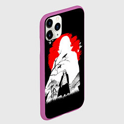 Чехол iPhone 11 Pro матовый MIkki токийские мстители микки, цвет: 3D-фиолетовый — фото 2