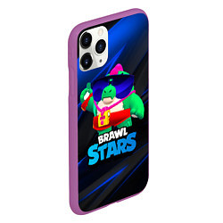 Чехол iPhone 11 Pro матовый Базз Buzz Brawl Stars, цвет: 3D-фиолетовый — фото 2