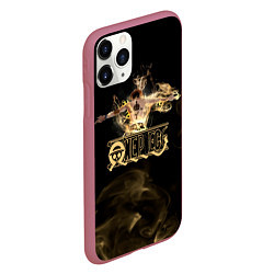 Чехол iPhone 11 Pro матовый Портгас Д Эйс One Piece, цвет: 3D-малиновый — фото 2