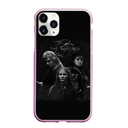 Чехол iPhone 11 Pro матовый THE WITCHER ВЕДЬМАК, цвет: 3D-розовый