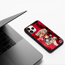 Чехол iPhone 11 Pro матовый Мордин Соулс, цвет: 3D-черный — фото 2