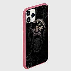 Чехол iPhone 11 Pro матовый Odin, цвет: 3D-малиновый — фото 2