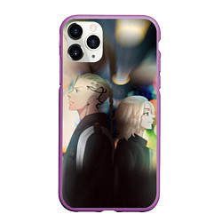 Чехол iPhone 11 Pro матовый Tokyo Revengers Токийские Мстители Z, цвет: 3D-фиолетовый