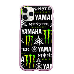 Чехол iPhone 11 Pro матовый YAMAHA X MONSTER SPORT, цвет: 3D-розовый