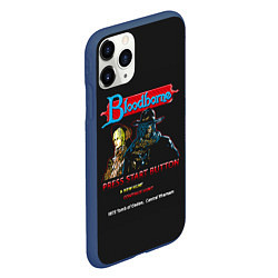 Чехол iPhone 11 Pro матовый Bloodborne 8 bit, цвет: 3D-тёмно-синий — фото 2