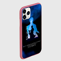 Чехол iPhone 11 Pro матовый Ророноа Зоро One Piece Большой куш, цвет: 3D-малиновый — фото 2