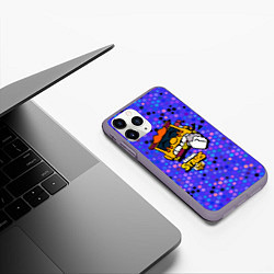 Чехол iPhone 11 Pro матовый Грифф Griff Brawl Stars, цвет: 3D-серый — фото 2