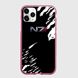 Чехол iPhone 11 Pro матовый MASS EFFECT ПОСЛЕДНИЙ БОЙ, цвет: 3D-малиновый