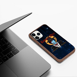 Чехол iPhone 11 Pro матовый Камнем по Голове КиШ, цвет: 3D-коричневый — фото 2