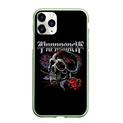 Чехол iPhone 11 Pro матовый Papa Roach Rose, цвет: 3D-салатовый