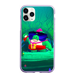 Чехол iPhone 11 Pro матовый Базз Buzz Brawl Stars, цвет: 3D-светло-сиреневый