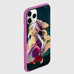 Чехол iPhone 11 Pro матовый Nanachi, цвет: 3D-фиолетовый — фото 2