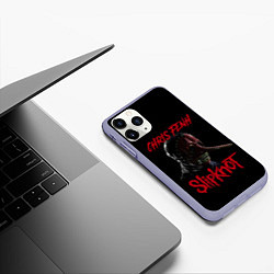 Чехол iPhone 11 Pro матовый CHRIS FENH SLIPKNOT СЛИПКНОТ Z, цвет: 3D-светло-сиреневый — фото 2