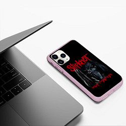 Чехол iPhone 11 Pro матовый MICK THOMPSON SLIPKNOT СЛИПКНОТ Z, цвет: 3D-розовый — фото 2