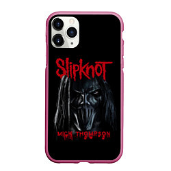 Чехол iPhone 11 Pro матовый MICK THOMPSON SLIPKNOT СЛИПКНОТ Z