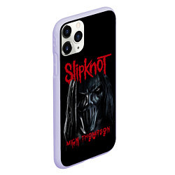 Чехол iPhone 11 Pro матовый MICK THOMPSON SLIPKNOT СЛИПКНОТ Z, цвет: 3D-светло-сиреневый — фото 2