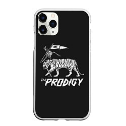 Чехол iPhone 11 Pro матовый Tiger Prodigy, цвет: 3D-белый