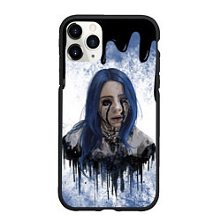 Чехол iPhone 11 Pro матовый BILLIE EILISH БИЛЛИ АЙЛИШ Z, цвет: 3D-черный