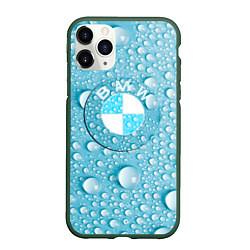 Чехол iPhone 11 Pro матовый BMW STORM, цвет: 3D-темно-зеленый